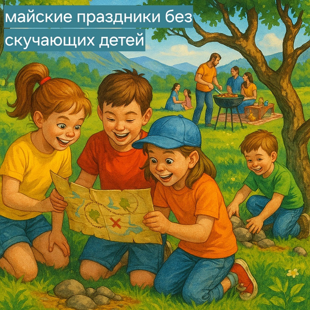Майские праздники: шашлыки, природа и... дети!